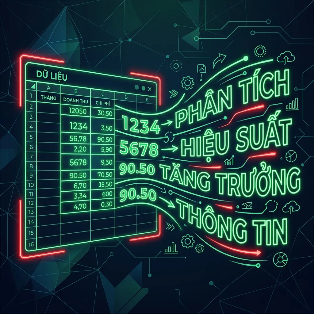 Giao diện Excel cài đặt phần mềm đổi số thành chữ giúp hiển thị tự động hóa đơn
