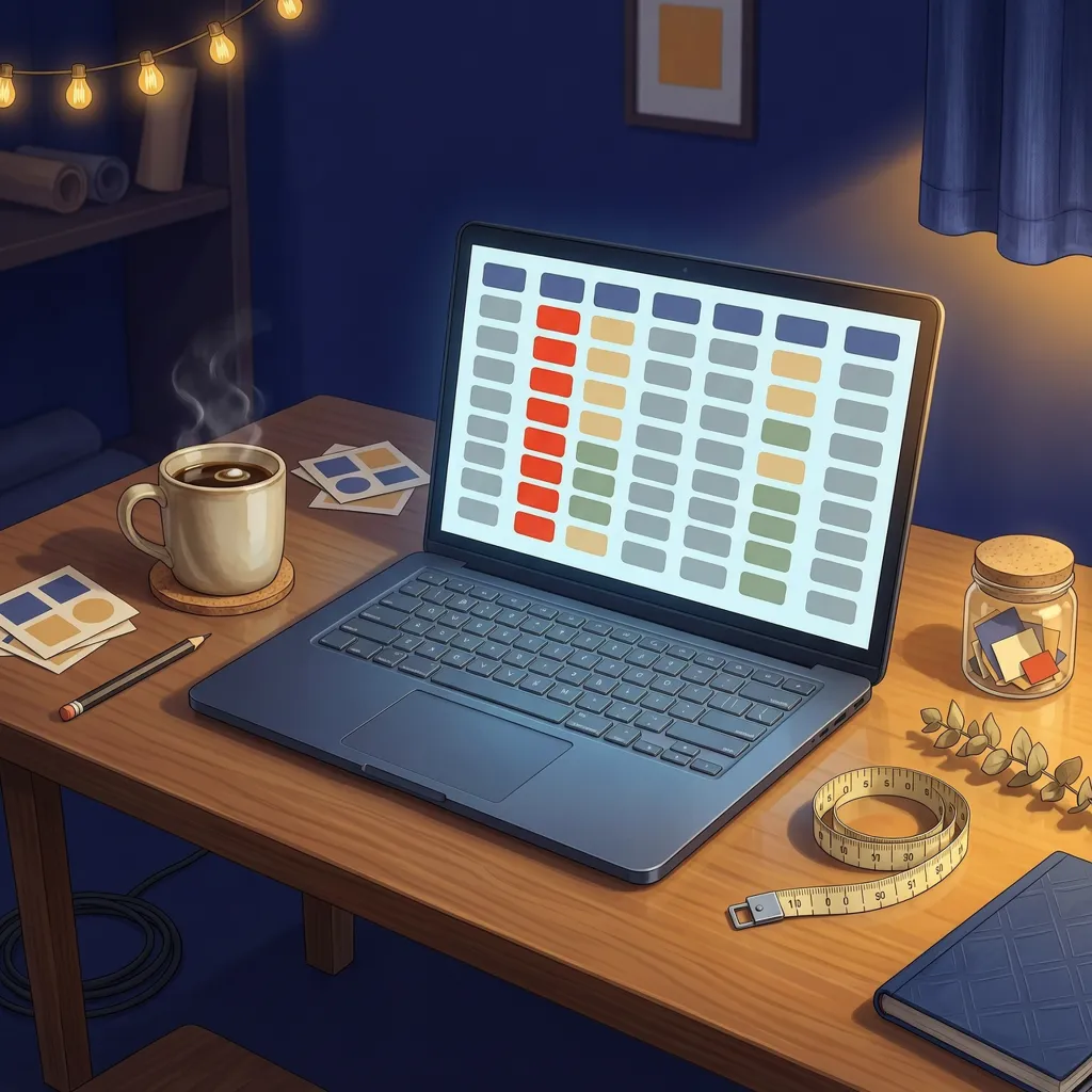 Bảng Excel theo dõi tồn kho size màu theo từng kênh bán hàng có ô cảnh báo đỏ