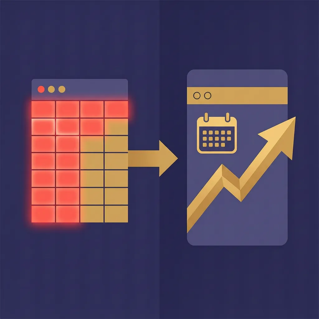 Web app nội bộ chăm sóc khách hàng cũ tự động