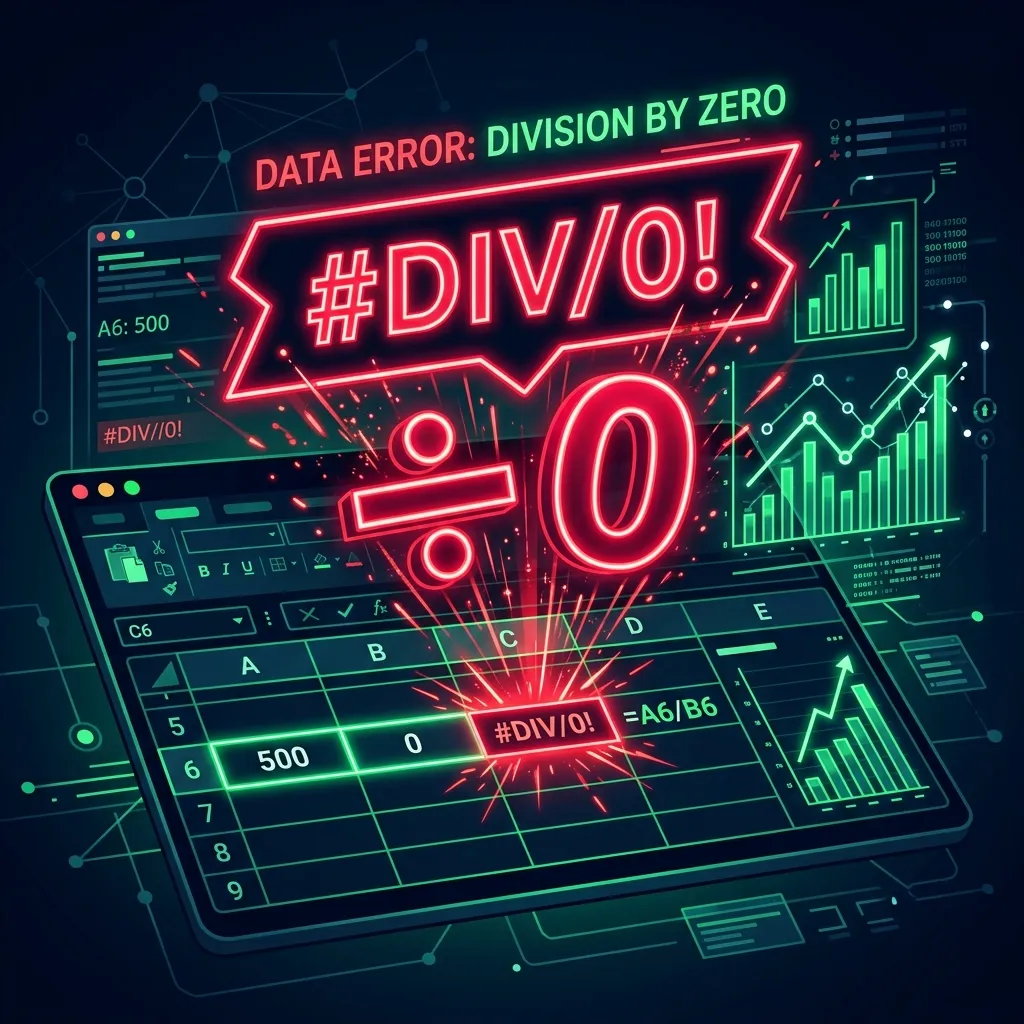 Cách sửa lỗi #DIV/0! trong Excel hiệu quả