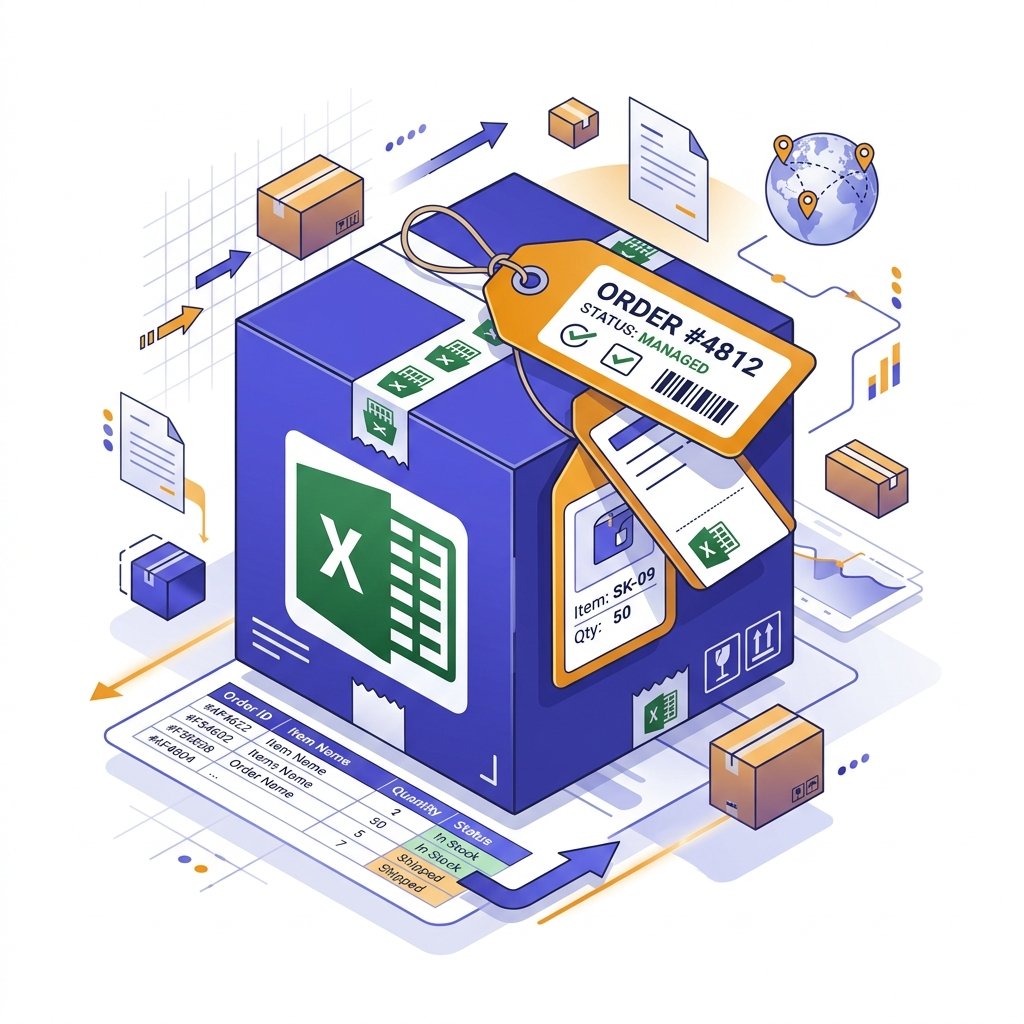 Quản lý hàng order bằng excel