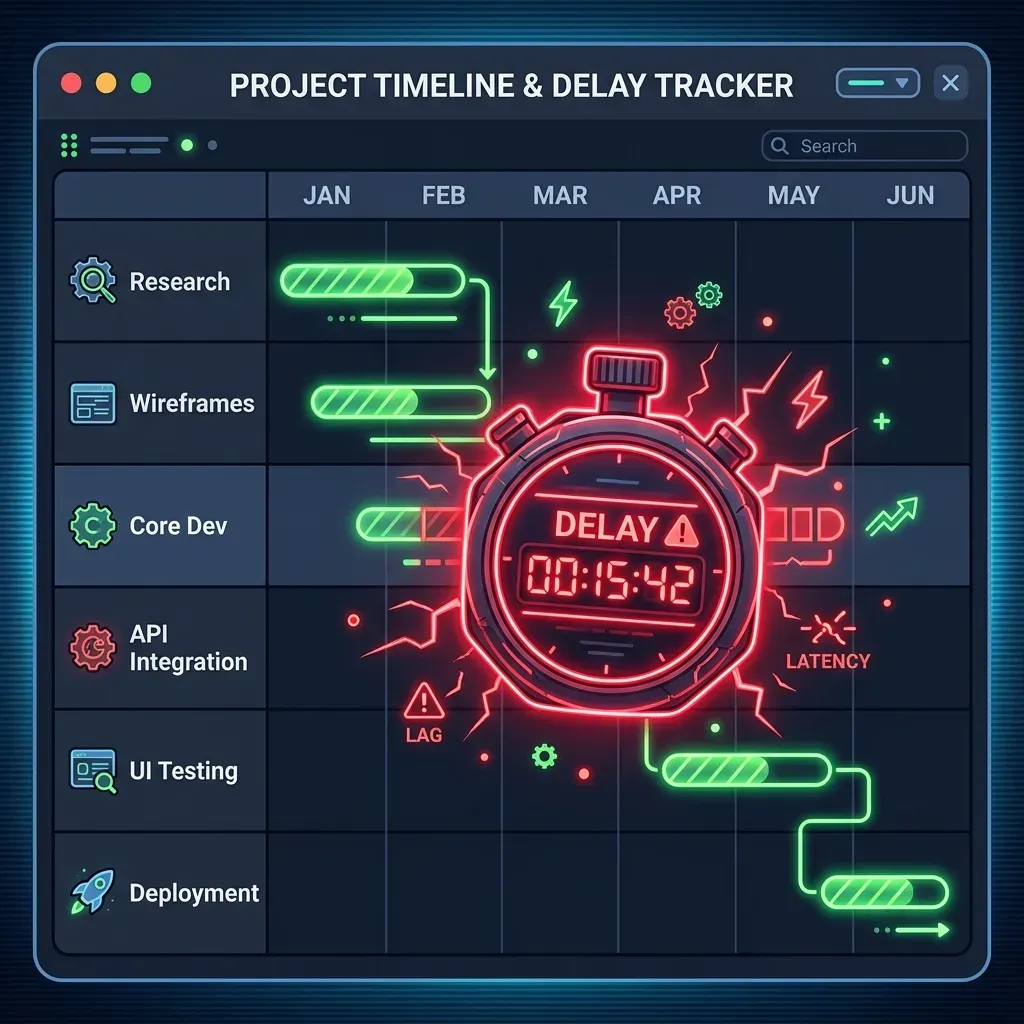 quản lý dự án bằng excel gây chậm trễ tiến độ