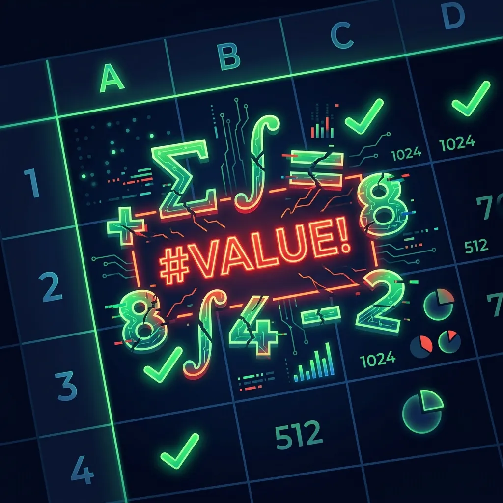 hướng dẫn sửa lỗi #VALUE! excel chi tiết