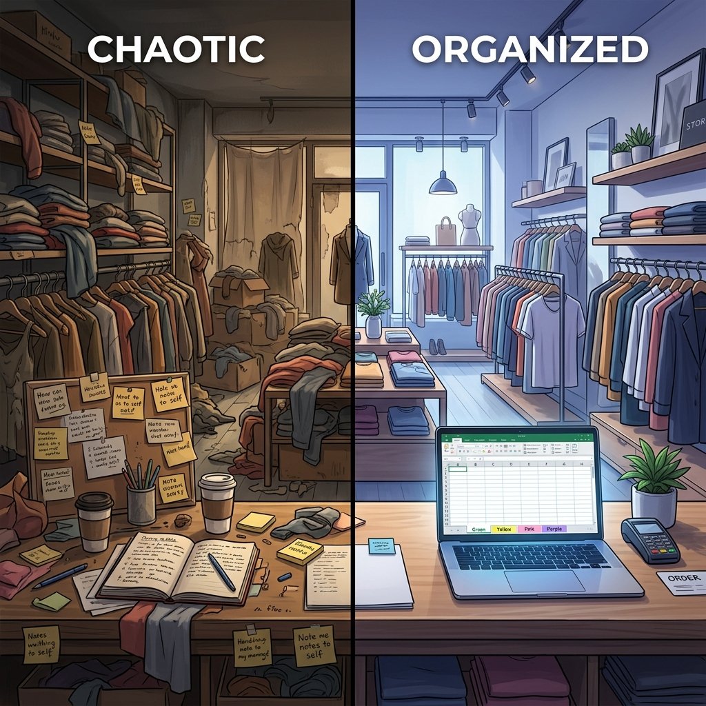 Quản lý shop thời trang bằng Excel