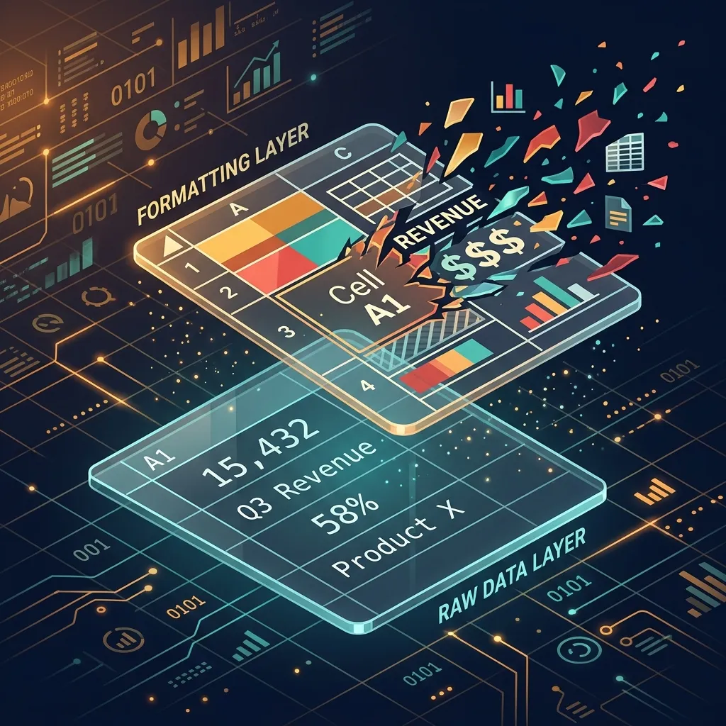hướng dẫn khắc phục lỗi excel bị mất định dạng