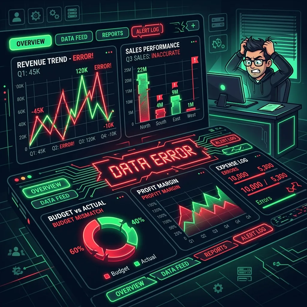 Lệch số liệu báo cáo tài chính do lỗi công thức Excel
