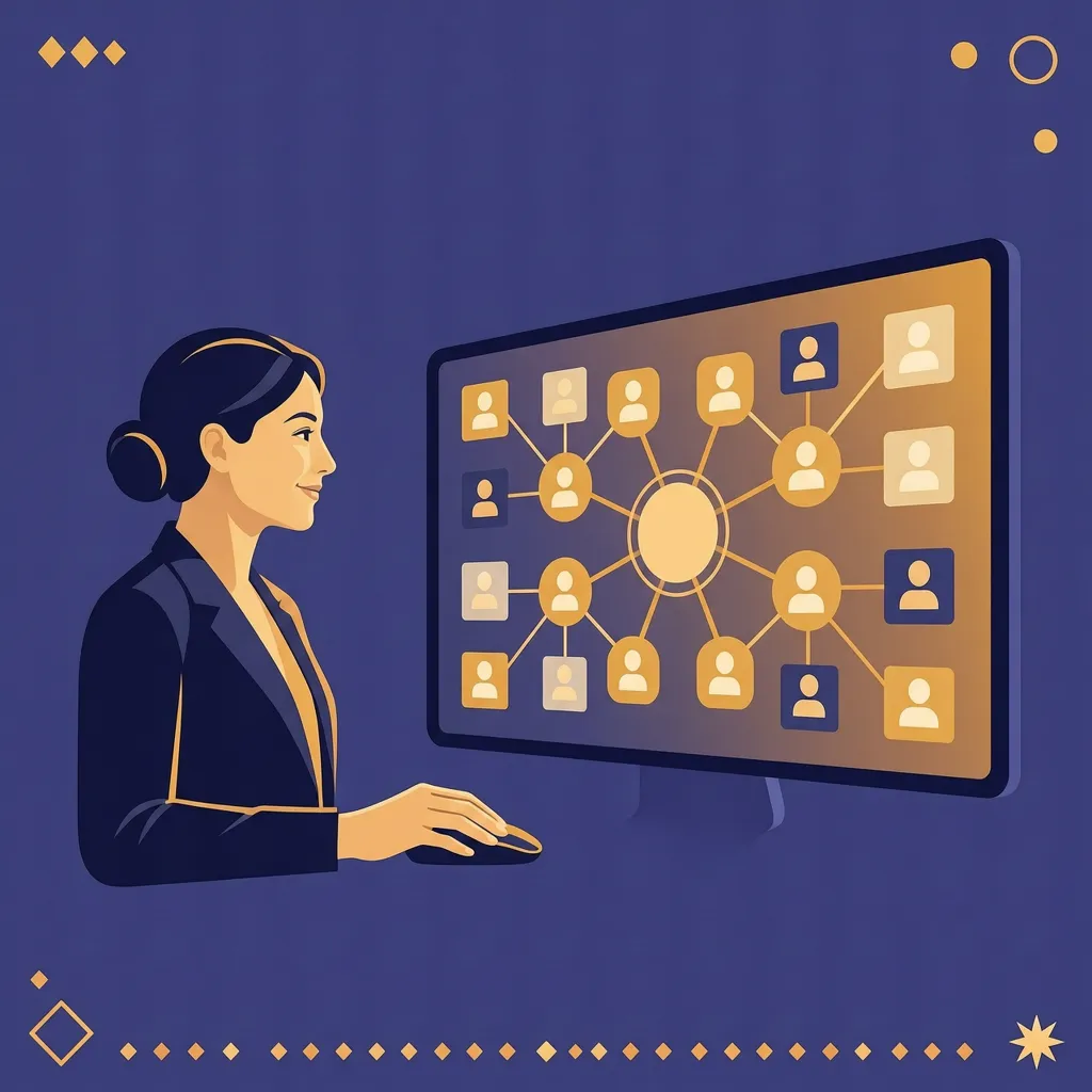 Chủ shop xem dữ liệu khách hàng đã gom về một nơi