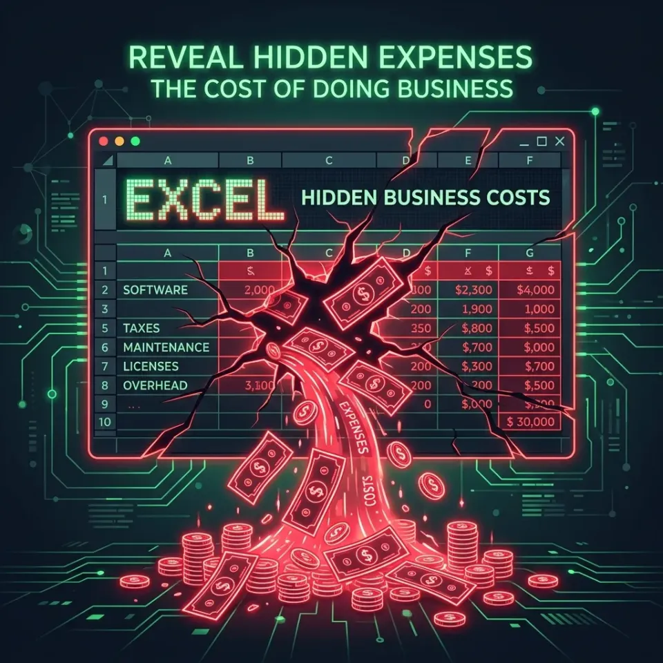 Chi phí thực sự khi dùng Excel quản lý doanh nghiệp SME