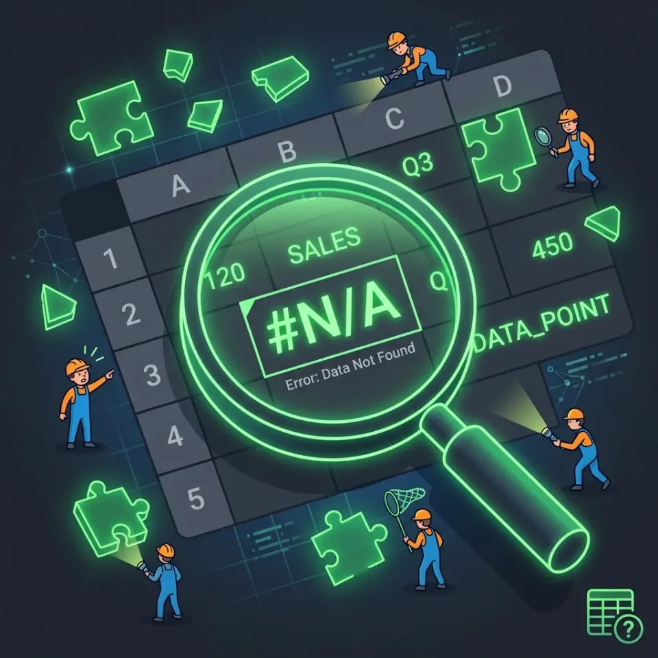 Khắc phục lỗi na khi dùng hàm vlookup trong excel
