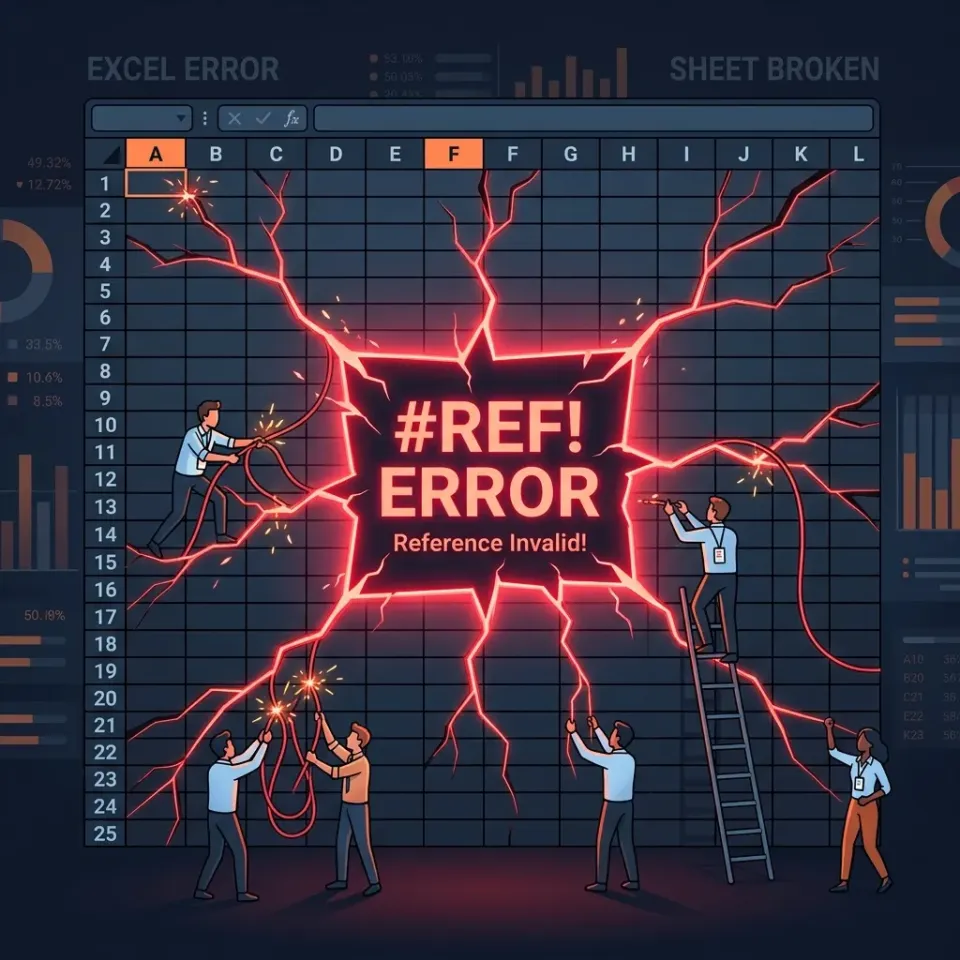 Cách sửa lỗi #REF! trong Excel từ Microsoft