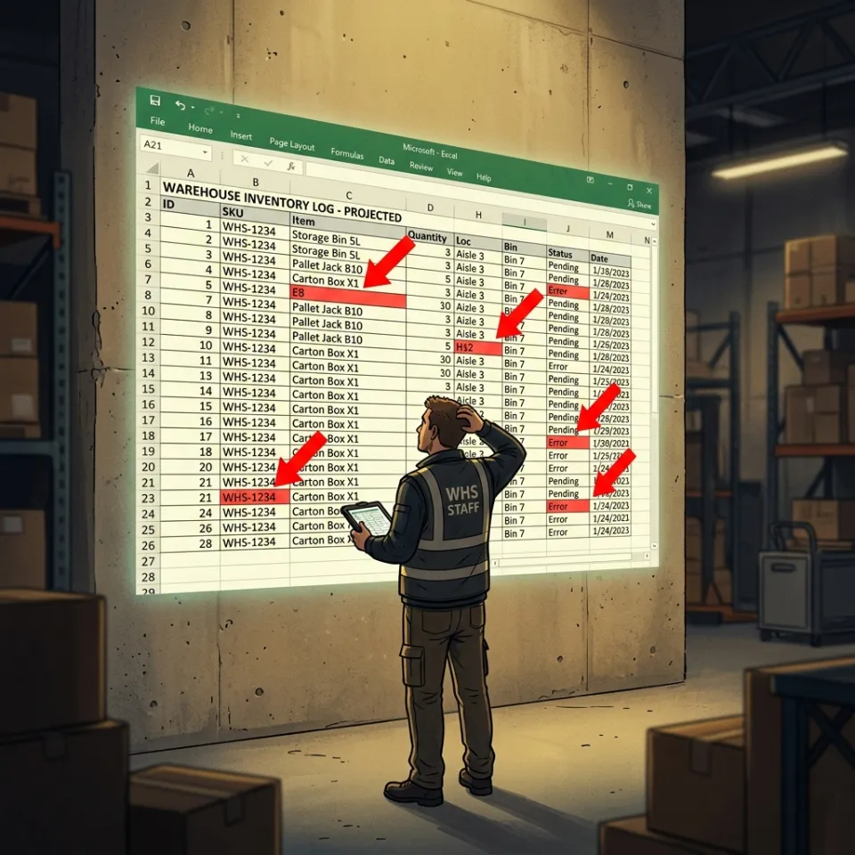 Quản lý xuất nhập tồn bằng Excel quy trình 5 bước và checklist kiểm kê